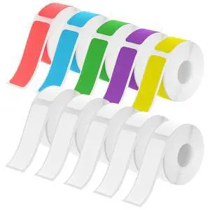 1600 Pcs Label Tapes 12x40mm Compatible with D30 Label Printer Maker, Thermal Labels Laminated Self-Adhesive Labeling Stickers for Home Office (6 Colors, 10 Rolls) 1600 Pcs Label Tapes 12x40mm Compatible with D30 Label Printer Maker, Thermal Labels Laminated Self-Adhesive Labeling Stickers for Home Office (6 Colors, 10 Rolls)