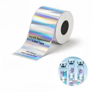 M2/M3 Thermal Transfer Labels 1.97''×1.18'', 240 Tapes/Roll, for M2/M3 Label Maker, Long Storage Time, for Small Businesses, Cosmetics, Vitamins Labeling M2/M3 Thermal Transfer Labels 1.97''×1.18'', 240 Tapes/Roll, for M2/M3 Label Maker, Long Storage Time, for Small Businesses, Cosmetics, Vitamins Labeling