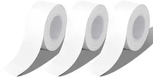 Label Maker Tape Refills, 3 Rolls White Continuous Waterproof Labels Tape for Makeid L1/E1/Q1, 15mm x 4m Strong Adhesive Thermal Label Tape for Office Organization, Storage Bins, Food Containers Label Maker Tape Refills, 3 Rolls White Continuous Waterproof Labels Tape for Makeid L1/E1/Q1, 15mm x 4m Strong Adhesive Thermal Label Tape for Office Organization, Storage Bins, Food Containers