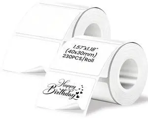 M110 Thermal Labels, 1.57''x1.18'' (40x30mm) Thermal Sticker 460pcs Compatible with Phomemo M110/M221/M220/M120/M200 for Barcode/Address/Mailing/Logo/Business/Home Tag (2 Rolls) M110 Thermal Labels, 1.57''x1.18'' (40x30mm) Thermal Sticker 460pcs Compatible with Phomemo M110/M221/M220/M120/M200 for Barcode/Address/Mailing/Logo/Business/Home Tag (2 Rolls)
