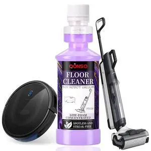 Low Foam Robot Vacuum Floor Cleaning Concentrate Solution Compatible for Roborock Q5 Max, Tineco, iFloor, 8.45 Fl Oz 250ml Low Foam Robot Vacuum Floor Cleaning Concentrate Solution Compatible for Roborock Q5 Max, Tineco, iFloor, 8.45 Fl Oz 250ml