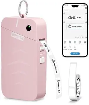 Label Maker, S001 Portable Bluetooth Label Maker Machine with Tape, Thermal Label Printer for Home, Office, School Organization, Wireless Mini Labeler Machine, Pink Label Maker, S001 Portable Bluetooth Label Maker Machine with Tape, Thermal Label Printer for Home, Office, School Organization, Wireless Mini Labeler Machine, Pink