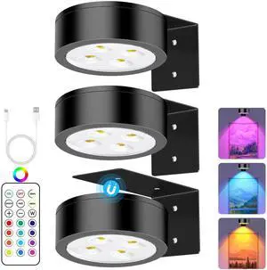 13 RGB Color Changing Led Art Display Light for Picture Frame,Rechargeable Battery Operated Led Painting Light with Remote Control Dimmable & Timer,3Pack Black 13 RGB Color Changing Led Art Display Light for Picture Frame,Rechargeable Battery Operated Led Painting Light with Remote Control Dimmable & Timer,3Pack Black