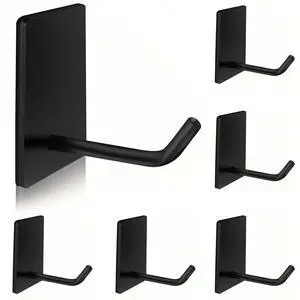 Adhesive Hooks Heavy Duty, Long Self Adhesive Wall Hook, Sticky Towel Hangers for Kitchen Bathroom, Waterproof Stick on Door Hooks for Hanging Key Hat Coat Adhesive Hooks Heavy Duty, Long Self Adhesive Wall Hook, Sticky Towel Hangers for Kitchen Bathroom, Waterproof Stick on Door Hooks for Hanging Key Hat Coat