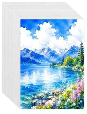 82 Sheets Watercolor Paper Bulk 5"x7", 110lb/230gsm Cold Press Thick Water Color Paper for Child Students Adult, Good Water Absorption, Art Paper for Watercolor Drawing Painting Markers 82 Sheets Watercolor Paper Bulk 5"x7", 110lb/230gsm Cold Press Thick Water Color Paper for Child Students Adult, Good Water Absorption, Art Paper for Watercolor Drawing Painting Markers