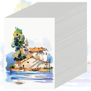 84 Sheets Watercolor Paper 5x7, 110 LB/230 GSM Water Color Paper 5 x 7, Cold Press Watercolor Paper Bulk, 5x7 Watercolor Paper Pad for Kids Adults, Art Paper for Painting, Sketching, Acrylic, Gouache 84 Sheets Watercolor Paper 5x7, 110 LB/230 GSM Water Color Paper 5 x 7, Cold Press Watercolor Paper Bulk, 5x7 Watercolor Paper Pad for Kids Adults, Art Paper for Painting, Sketching, Acrylic, Gouache