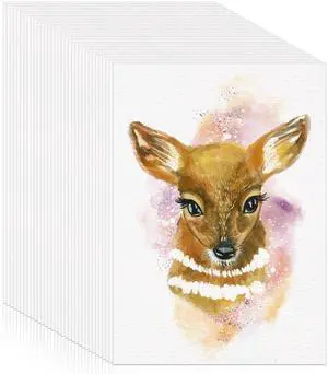 120 Sheets Watercolor Paper Bulk, 140 lb/300 GSM Cold Press Paper White Water Color Paper for Kids Child Students Adults Artists Drawing Valentine Gift Cards(2.5 x 3.5 inch) 120 Sheets Watercolor Paper Bulk, 140 lb/300 GSM Cold Press Paper White Water Color Paper for Kids Child Students Adults Artists Drawing Valentine Gift Cards(2.5 x 3.5 inch)