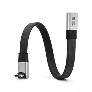 Flat Short USB C Extension Cable 7.87inch, 240W Right Angle USB C Male to Female Cable, 80Gbps Up&Down Angle 90 Degree USB 4 Extender 8K Video for Thunderbolt 5/4, External SSD, Laptop Flat Short USB C Extension Cable 7.87inch, 240W Right Angle USB C Male to Female Cable, 80Gbps Up&Down Angle 90 Degree USB 4 Extender 8K Video for Thunderbolt 5/4, External SSD, Laptop
