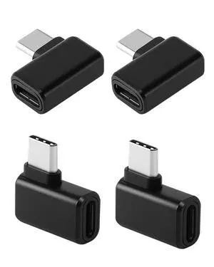 USB C Right Angle Adapter, 240W 40Gbps USBC 90 Degree Adapter Male to Female, 8K@60Hz Type C Extender Adapters for Laptop Tablet Cell Phone USB C Right Angle Adapter, 240W 40Gbps USBC 90 Degree Adapter Male to Female, 8K@60Hz Type C Extender Adapters for Laptop Tablet Cell Phone