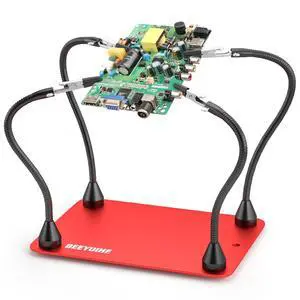 Helping Hands Soldering Station 4 Magnetic Flexible Arms Solder Helping Hands, Third Hand Soldering Tool for Electronic Repair Soldering Jewelry Crafts #MK90 Helping Hands Soldering Station 4 Magnetic Flexible Arms Solder Helping Hands, Third Hand Soldering Tool for Electronic Repair Soldering Jewelry Crafts #MK90