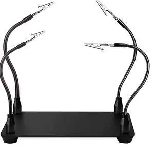 Helping Third-Hand Soldering, Helping Hands Soldering Station Tool 4 Flexible Arms with Stable Base for Electronic Repair Soldering Jewelry Crafts Helping Third-Hand Soldering, Helping Hands Soldering Station Tool 4 Flexible Arms with Stable Base for Electronic Repair Soldering Jewelry Crafts