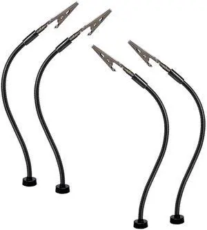 4 Pack Magnetic Helping Hands Soldering,Flexible Gooseneck Metal Arms for Automobile Electronics Soldering jewelry, Painting Art Crafts Hobby with Adjustable Alligator Clips 4 Pack Magnetic Helping Hands Soldering,Flexible Gooseneck Metal Arms for Automobile Electronics Soldering jewelry, Painting Art Crafts Hobby with Adjustable Alligator Clips