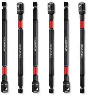 6Pcs Impact Socket Adapter Set, 3/8" Drive Square, 6Inches Extension Bit Socket Driver Set, Adapt Your Power Drill to High Torque Impact Wrench 6Pcs Impact Socket Adapter Set, 3/8" Drive Square, 6Inches Extension Bit Socket Driver Set, Adapt Your Power Drill to High Torque Impact Wrench
