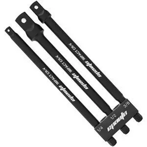 6-Inch Impact Socket Adapter Set, CR-V, 3 Pieces 6-Inch Impact Socket Adapter Set, CR-V, 3 Pieces
