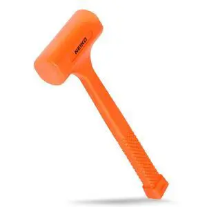 02846A 1 LB Dead Blow Hammer, Neon Orange I Unibody Molded | Checkered Grip | Spark and Rebound Resistant 02846A 1 LB Dead Blow Hammer, Neon Orange I Unibody Molded | Checkered Grip | Spark and Rebound Resistant