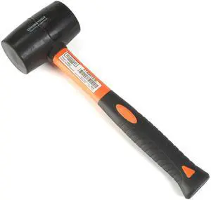 Rubber Mallet Hammer 16 oz - Durable Eco-friendly Rubber Hammer Head for Camping, Flooring, Tent Stakes, Woodworking, Soft Blow Tasks without Damage - Ergonomic Grip Handle Rubber Mallet Hammer 16 oz - Durable Eco-friendly Rubber Hammer Head for Camping, Flooring, Tent Stakes, Woodworking, Soft Blow Tasks without Damage - Ergonomic Grip Handle