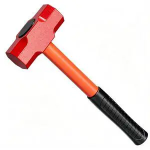 2 lb Sledge Hammer - Slug Drilling Crack Hammer - Sledgehammer with Forged Steel Construction & PVC Shock-Absorbing Handle 2 lb Sledge Hammer - Slug Drilling Crack Hammer - Sledgehammer with Forged Steel Construction & PVC Shock-Absorbing Handle
