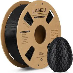PLA Filament 1.75mm Black 1KG, 3D Printer Filament 1kg Cardboard Spool(2.2lbs), Dimensional Accuracy +/- 0.02mm, Neatly Wound 3D Printing Filament Fits for Most FFF 3D Printers, Black PLA PLA Filament 1.75mm Black 1KG, 3D Printer Filament 1kg Cardboard Spool(2.2lbs), Dimensional Accuracy +/- 0.02mm, Neatly Wound 3D Printing Filament Fits for Most FFF 3D Printers, Black PLA