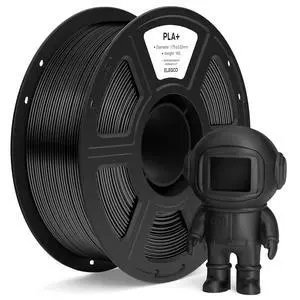 PLA+ Filament 1.75mm Black 1KG, High Toughness PLA Plus 3D Printer Filament Dimensional Accuracy +/- 0.02mm, 1kg Spool(2.2lbs) Fits for Most FDM 3D Printers PLA+ Filament 1.75mm Black 1KG, High Toughness PLA Plus 3D Printer Filament Dimensional Accuracy +/- 0.02mm, 1kg Spool(2.2lbs) Fits for Most FDM 3D Printers