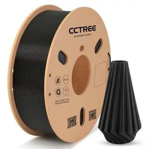 Black PLA Filament 1.75mm Neatly Wound 3D Printer Basic Filament 1kg Spool (2.2lbs) Accuracy +/- 0.02mm High Speed PLA for Fast Printing Fit Most FDM 3D Printers Black PLA Filament 1.75mm Neatly Wound 3D Printer Basic Filament 1kg Spool (2.2lbs) Accuracy +/- 0.02mm High Speed PLA for Fast Printing Fit Most FDM 3D Printers