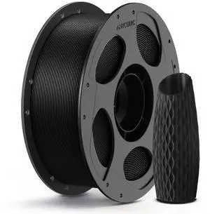 PLA 3D Printer Filament, 3D Printing PLA Filament 1.75mm Dimensional Accuracy +/- 0.02mm, 1KG Reusable Spool (2.2 lbs), Black PLA 3D Printer Filament, 3D Printing PLA Filament 1.75mm Dimensional Accuracy +/- 0.02mm, 1KG Reusable Spool (2.2 lbs), Black