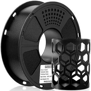 PLA Filament 1.75mm Black 1KG PLA Filament 1.75mm Black 1KG