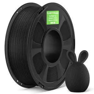 Matte PLA Filament 1.75mm, 1kg Black, 3D Printer Filament Dimensional Accuracy +/- 0.02mm, Smooth Texture, Fits for Most FDM 3D Printers Matte PLA Filament 1.75mm, 1kg Black, 3D Printer Filament Dimensional Accuracy +/- 0.02mm, Smooth Texture, Fits for Most FDM 3D Printers