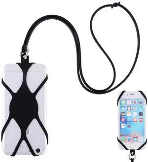 Universal Cell Phone Lanyard - Silicone Neck Strap Crossbody Phone Lanyard - Anti-Fall Protection Case Compatible with Most Phones Universal Cell Phone Lanyard - Silicone Neck Strap Crossbody Phone Lanyard - Anti-Fall Protection Case Compatible with Most Phones