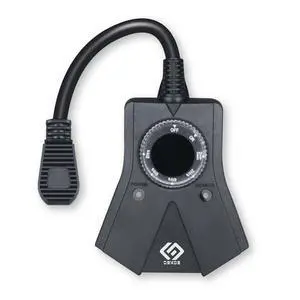 Outdoor 24-Hour Light Timer, Water Resistant, Photocell Dusk to Dawn Light Sensor 2/4/6/8 Countdown Timer, 14AWG Cord, Three Grounded Outlets for Home, Christmas Lights, Garden.15A, UL Listed. Outdoor 24-Hour Light Timer, Water Resistant, Photocell Dusk to Dawn Light Sensor 2/4/6/8 Countdown Timer, 14AWG Cord, Three Grounded Outlets for Home, Christmas Lights, Garden.15A, UL Listed.