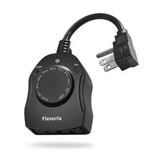 Outdoor Timer Outlet Waterproof, Dusk to Dawn Light Sensor Timer, 2 Grounded Electrical Outlets for Outdoor Lights, 15A/1875W, ETL Listed (1 Pack) Outdoor Timer Outlet Waterproof, Dusk to Dawn Light Sensor Timer, 2 Grounded Electrical Outlets for Outdoor Lights, 15A/1875W, ETL Listed (1 Pack)