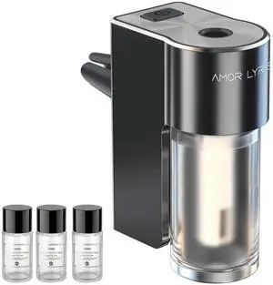 Car Air Freshener Diffuser, Smart Car Vent Air Freshener, 3 Speed Adjustable, Rechargeable, Intelligent Auto On/Off, Long Lasting Fragrance, 3 x 10ml Essential Oils, Ocean Car Air Freshener Diffuser, Smart Car Vent Air Freshener, 3 Speed Adjustable, Rechargeable, Intelligent Auto On/Off, Long Lasting Fragrance, 3 x 10ml Essential Oils, Ocean