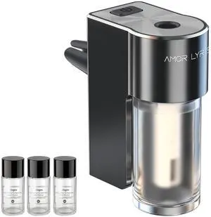 Car Air Freshener Diffuser, Smart Car Vent Air Freshener, 3 Speed Adjustable, Rechargeable, Intelligent Auto On/Off, Long Lasting Fragrance, 3 x 10ml Essential Oils, Cologne Car Air Freshener Diffuser, Smart Car Vent Air Freshener, 3 Speed Adjustable, Rechargeable, Intelligent Auto On/Off, Long Lasting Fragrance, 3 x 10ml Essential Oils, Cologne