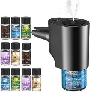 Car Air Freshener, 5 Scents, 10 Refills, Smart car Air Freshener for Vent Clips, Auto On/Off, Three Spray Modes, Car Fresheners Long Lasting (1Pack) Car Air Freshener, 5 Scents, 10 Refills, Smart car Air Freshener for Vent Clips, Auto On/Off, Three Spray Modes, Car Fresheners Long Lasting (1Pack)