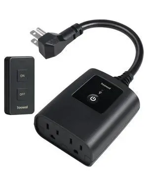 Outdoor Remote Control Outlet with Portable Magnetic Switch Outdoor Remote Control Outlet with Portable Magnetic Switch