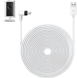 20FT Power Cable Compatible with Ring Indoor Cam Plus (2K), Long Extension USB C Charging Cord for Continuous Power Supply, Not for Ring Indoor Cam (2nd Gen) 20FT Power Cable Compatible with Ring Indoor Cam Plus (2K), Long Extension USB C Charging Cord for Continuous Power Supply, Not for Ring Indoor Cam (2nd Gen)