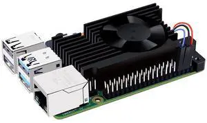 Aluminum Heatsink with PWM Controllable Fan for Raspberry Pi 4, Pi 4 Armor Lite Heatsink with PWM Speed Control Fan for Raspberry Pi 4 Model B Aluminum Heatsink with PWM Controllable Fan for Raspberry Pi 4, Pi 4 Armor Lite Heatsink with PWM Speed Control Fan for Raspberry Pi 4 Model B