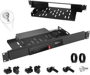 Mini Pc Rack Mount Compatible with Lenovo ThinkCentre 1U Hinged ServerRack Shelf with Hand-Twist Screws High-Strength Steel Lenovo Mini PC-Rack Mount for 19-inch Cabinet Mini Pc Rack Mount Compatible with Lenovo ThinkCentre 1U Hinged ServerRack Shelf with Hand-Twist Screws High-Strength Steel Lenovo Mini PC-Rack Mount for 19-inch Cabinet