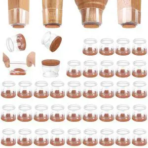 36 Pack Chair Leg Floor Protectors for Hardwood Floors, Silicone Felt Covers Pads Caps, Protect Wood Furniture Feet Floors Noise Reduce and Scratch (Universal Large) 36 Pack Chair Leg Floor Protectors for Hardwood Floors, Silicone Felt Covers Pads Caps, Protect Wood Furniture Feet Floors Noise Reduce and Scratch (Universal Large)