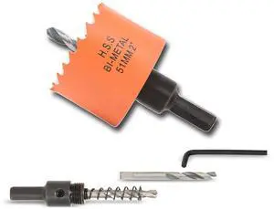 2 inch Hole Saw for Wood, Metal, Plastic & Drywall, with Arbor 2 inch Hole Saw for Wood, Metal, Plastic & Drywall, with Arbor