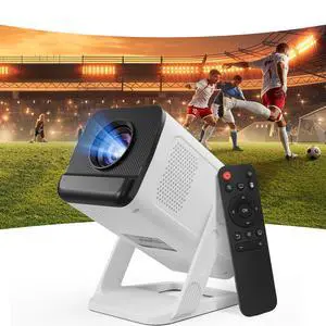 Mini Projector for Bedroom & Outdoor, Smart Phone Control App, Android 14 Portable Proyector, 1080P with 4K Support, WiFi 6 Bluetooth 5.4, 210°, Auto Keystone, 40-100" Short Throw Movie Projector Mini Projector for Bedroom & Outdoor, Smart Phone Control App, Android 14 Portable Proyector, 1080P with 4K Support, WiFi 6 Bluetooth 5.4, 210°, Auto Keystone, 40-100" Short Throw Movie Projector