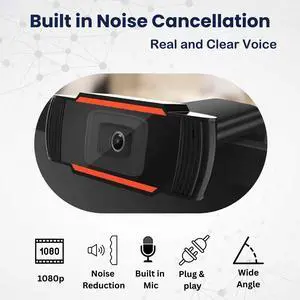 Webdaraz 1080P HD Autofocus with Stereo Microphone, USB Plug & Play Web Camera for PC/Laptop, Online Classes, Video Calls, Skype, Zoom W01 Webdaraz 1080P HD Autofocus with Stereo Microphone, USB Plug & Play Web Camera for PC/Laptop, Online Classes, Video Calls, Skype, Zoom W01