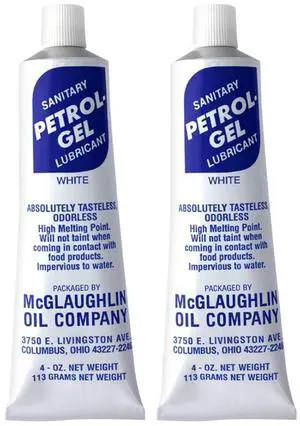 Gel Food Grade Equipment Lubricant NSF - Premium Mineral Oil for Food Grade Grease Applications, Commercial Multipurpose - Pack of 2 Gel Food Grade Equipment Lubricant NSF - Premium Mineral Oil for Food Grade Grease Applications, Commercial Multipurpose - Pack of 2