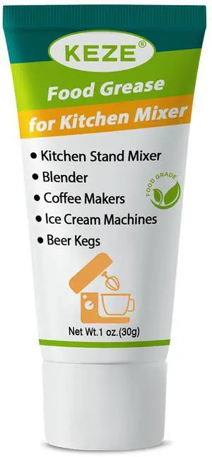 Food Grade Lubricant Grease Espresso Machine Grease Sanitary Lubricant for Mixer, Meat Slicers, Ice Cream and Coffee Machine,Water Filters O Rings Lube Prevent Wear and Rust, 1 oz 1-Pack Food Grade Lubricant Grease Espresso Machine Grease Sanitary Lubricant for Mixer, Meat Slicers, Ice Cream and Coffee Machine,Water Filters O Rings Lube Prevent Wear and Rust, 1 oz 1-Pack