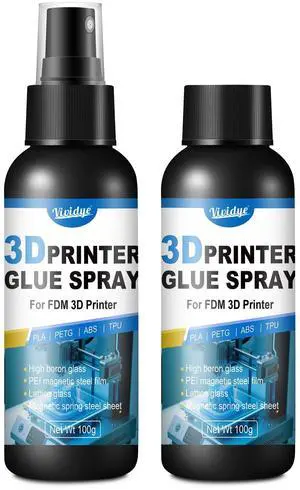 3D Printer Adhesive Glue - 7oz/200g Strong 3D Printer Glue Reduces Warping of PLA, ABS, PETG, TPU Filaments on Various Build Plate - 3D Printer Bed Adhesive Spray - Premium 3D Printing Accessories 3D Printer Adhesive Glue - 7oz/200g Strong 3D Printer Glue Reduces Warping of PLA, ABS, PETG, TPU Filaments on Various Build Plate - 3D Printer Bed Adhesive Spray - Premium 3D Printing Accessories
