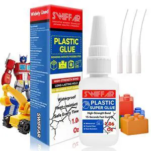 Plastic Glue, Permanent Clear Super Glue for Plastic, Heavy Duty Repair Cement Kit for Model, Miniatures, 3D Prints, Acrylic, PLA, Metal, Car, Waterproof and Safe to Use Plastic Glue, Permanent Clear Super Glue for Plastic, Heavy Duty Repair Cement Kit for Model, Miniatures, 3D Prints, Acrylic, PLA, Metal, Car, Waterproof and Safe to Use