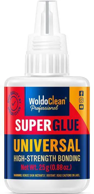 Super Glue All-Purpose Liquid 25g - Fast Drying Clear CA Adhesive for Metal, Plastic, Wood, Ceramic, Glass & DIY Repairs Super Glue All-Purpose Liquid 25g - Fast Drying Clear CA Adhesive for Metal, Plastic, Wood, Ceramic, Glass & DIY Repairs