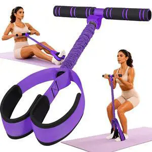 Multifunctional Durable Pedal Resistance Band with Handle, Upgraded Elastic Exercise Bands for Home Gym, Anti-Snap Sit Up Equipment & Ab Trainer for Core/Arms/Legs/Glutes Workout for Women Multifunctional Durable Pedal Resistance Band with Handle, Upgraded Elastic Exercise Bands for Home Gym, Anti-Snap Sit Up Equipment & Ab Trainer for Core/Arms/Legs/Glutes Workout for Women