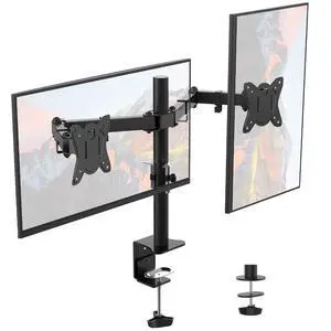 Monitor Mount for 13-32 in, Dual Monitor Arm, Up to 19.8 Lbs Each Monitor Mount for 13-32 in, Dual Monitor Arm, Up to 19.8 Lbs Each