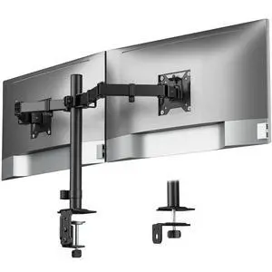 Heavy-Duty Dual Monitor Stand for 17-32", 22 lbs Each Heavy-Duty Dual Monitor Stand for 17-32", 22 lbs Each