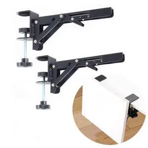 Under Desk Keyboard Tray Support Bracket Adjustable Desktop Extension Board Stand Clamp-on Keyboard Holder Arm Rest Tray Extension Plate Support Rack for Desk, NO Board/Tray, 1 Set (Style02) Under Desk Keyboard Tray Support Bracket Adjustable Desktop Extension Board Stand Clamp-on Keyboard Holder Arm Rest Tray Extension Plate Support Rack for Desk, NO Board/Tray, 1 Set (Style02)
